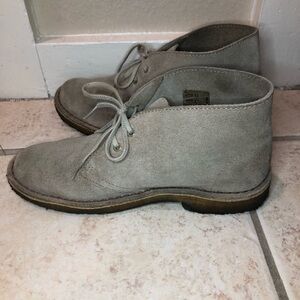 Clarks Original Desert Gray Lace-Up Ankle Boots Size 7